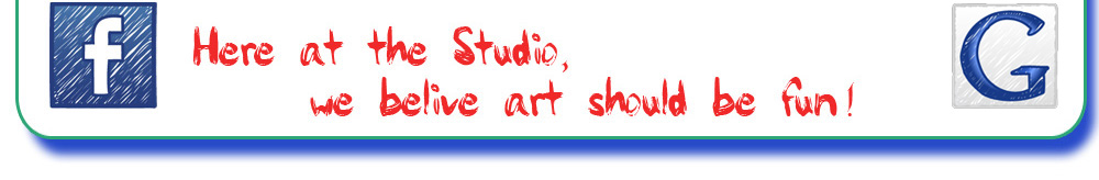 Here at the Studio, we belive art should be fun!